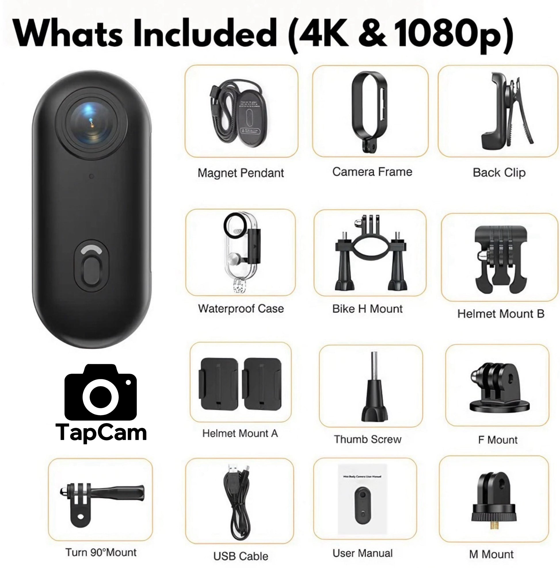 TapCam™ - The #1 Smallest POV Camera